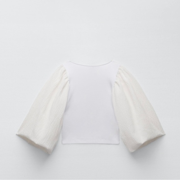 Zara combination textured top - Picture 7 of 9